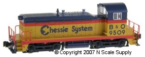 B&O Chessie System - Diesel - NW2, Switcher - Kato 176-4357